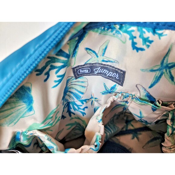 Lug Jumper Carry-All Tote Travel Bag Purse Ocean Blue Removeable Adj Strap RFID - Picture 11 of 14